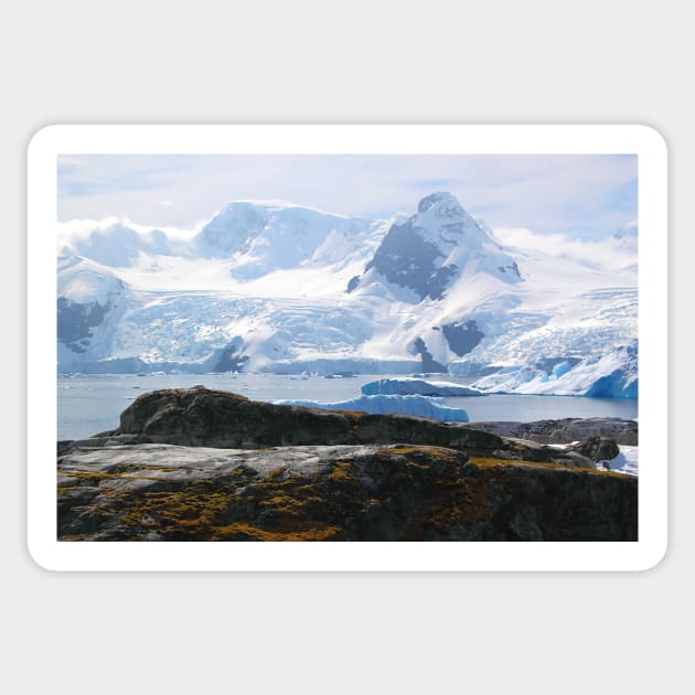 Cierva Cove Antarctica Sticker by Carole-Anne